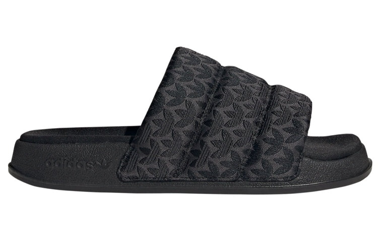 adidas Adilette Essential Slides Triple Black (Womens) 4 adidas Adilette Essential Slides Triple Black (Womens)