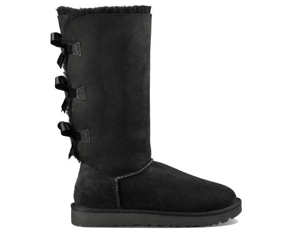 UGG Bailey Bow Tall II Boot Black (Womens)