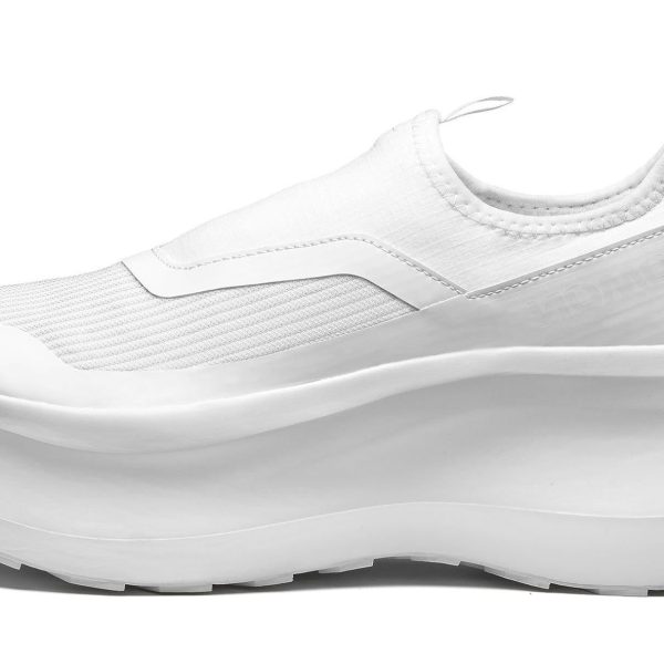Salomon Platform Slip-On Comme des Garcons White