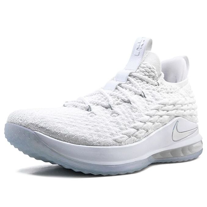 Nike LeBron 15 Low White Metallic Silver 4 Nike LeBron 15 Low White Metallic Silver