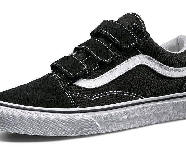 Vans Old Skool Velcro Black White