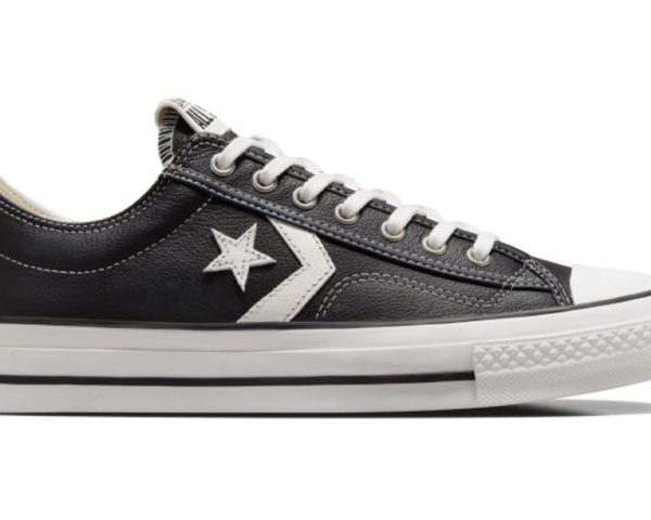 Converse Star Player 76 Fall Leather Black White