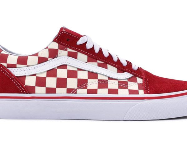 Vans Old Skool Checkerboard Racing Red