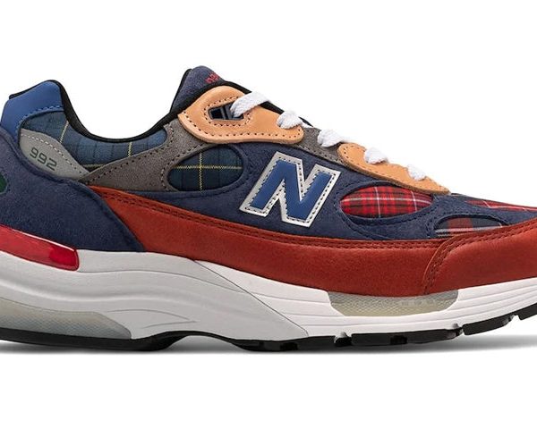 New Balance 992 Plaid Patchwork