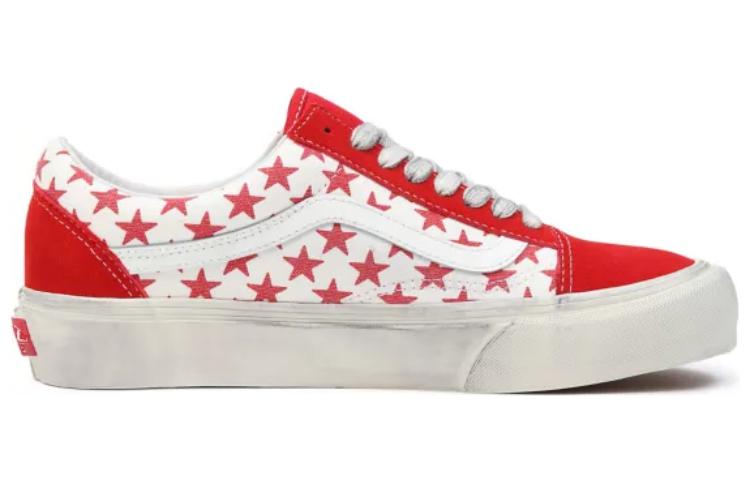 Vans Vault OG Old Skool LX Bianca Chandon Red White 4 Vans Vault OG Old Skool LX Bianca Chandon Red White