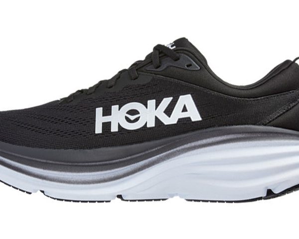Hoka One One Bondi 8 Black White