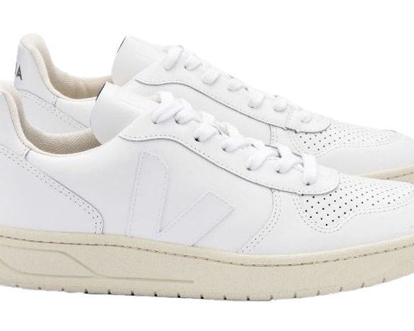 Veja V-10 Leather White White