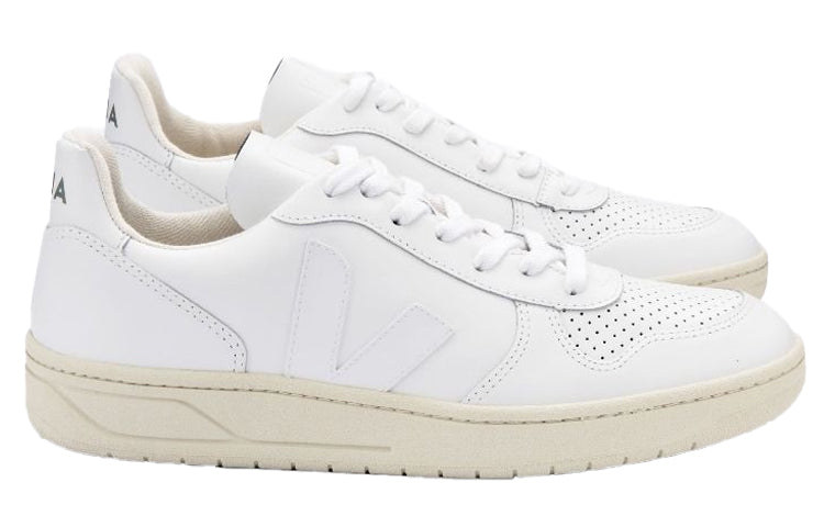 Veja V-10 Leather White White 4 Veja V-10 Leather White White