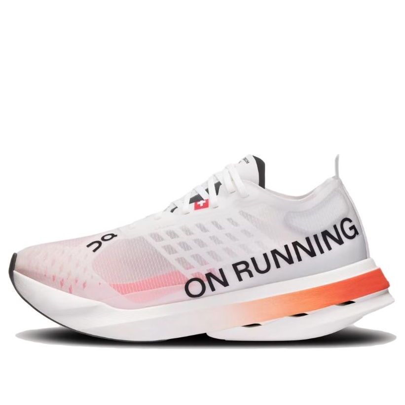 On Running Cloudboom Strike White Black Orange (Womens) 4 On Running Cloudboom Strike White Black Orange (Womens)