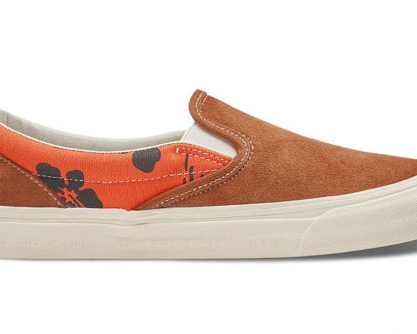 Vans Slip-On Modernica Orange Hawaiian Print