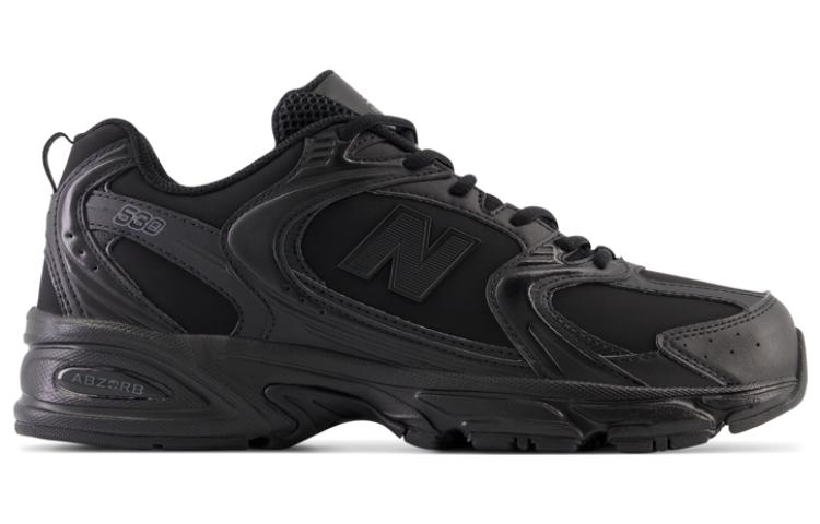 New Balance 530 Triple Black Leather 4 New Balance 530 Triple Black Leather