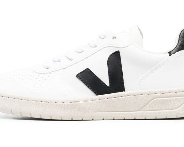 Veja V-10 White Black (Womens)
