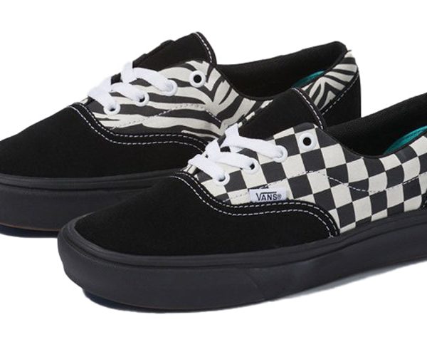 Vans Era ComfyCush Mixed Media Checkerboard Black White