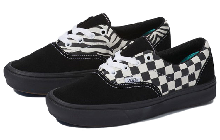 Vans Era ComfyCush Mixed Media Checkerboard Black White 4 Vans Era ComfyCush Mixed Media Checkerboard Black White