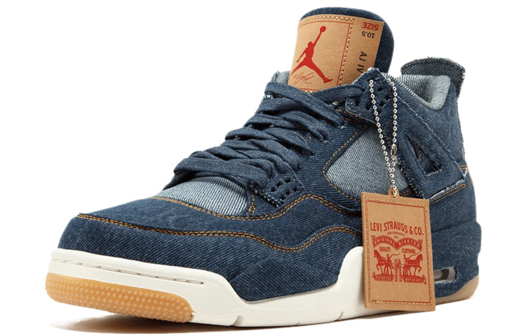 Jordan 4 Retro Levis Denim (Tag with Levis Logo) 4 Jordan 4 Retro Levis Denim (Tag with Levis Logo)