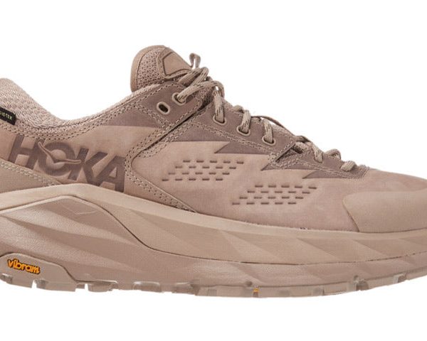 Hoka One One Kaha Low Gore-Tex Taupe Bungee Cord
