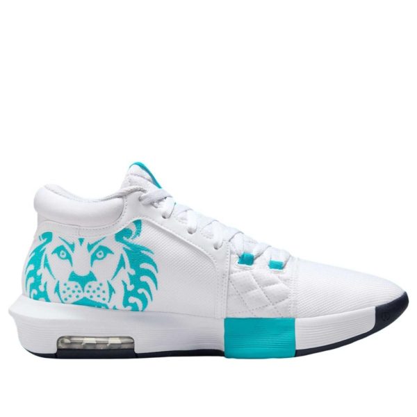 Nike LeBron Witness 8 White Dusty Cactus Obsidian