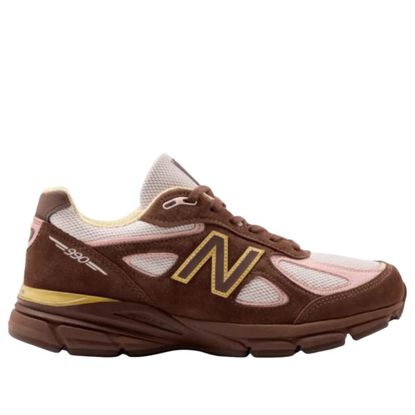 New Balance 990v4 MiUSA Pumpernickel Pink Chalk