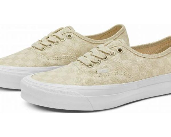 Vans Vault OG Authentic LX Checkerboard Vintage Cream
