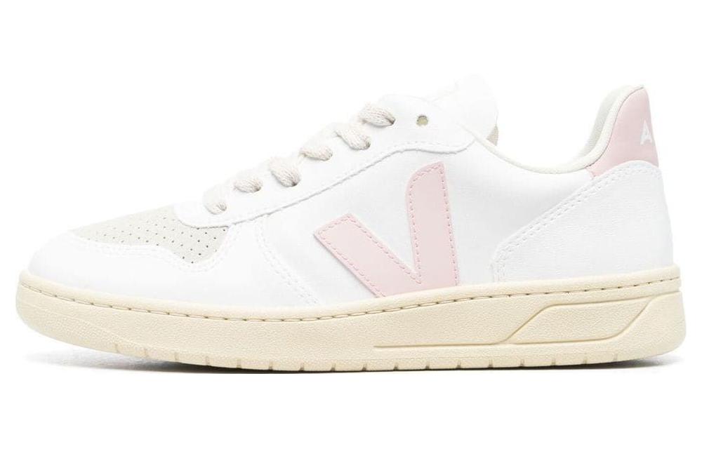 Veja V-12 Leather White Pink (Womens) 4 Veja V-12 Leather White Pink (Womens)