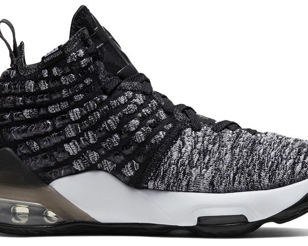 Nike LeBron 17 Black White (GS)