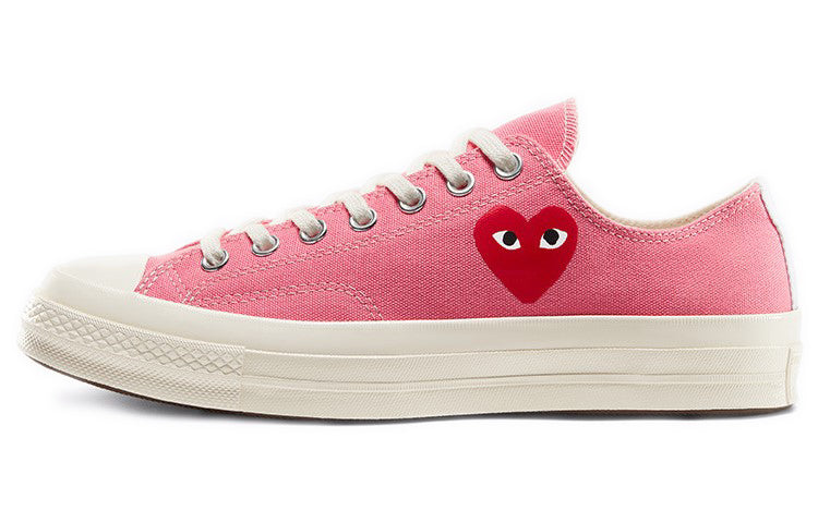 Converse Chuck Taylor All Star 70 Ox Comme des Garcons PLAY Bright Pink 4 Converse Chuck Taylor All Star 70 Ox Comme des Garcons PLAY Bright Pink