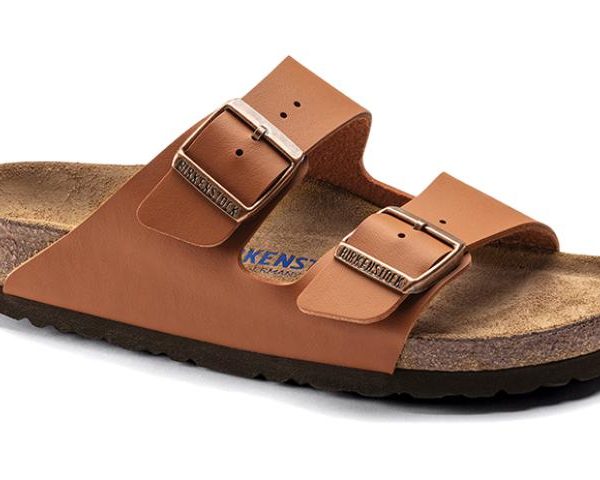 Birkenstock Arizona Soft Footbed Birko-Flor Ginger Brown (Womens)