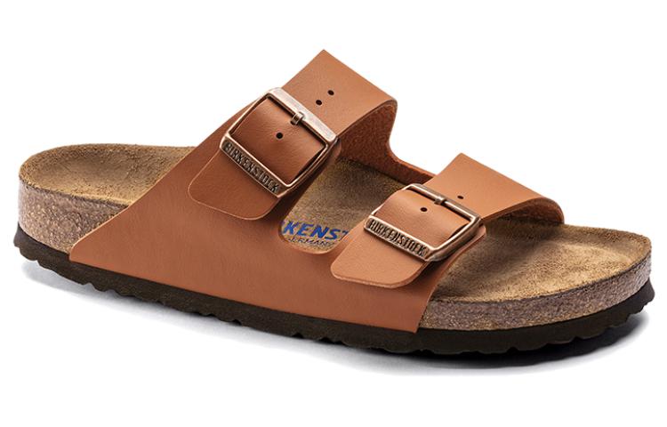 Birkenstock Arizona Soft Footbed Birko-Flor Ginger Brown (Womens) 4 Birkenstock Arizona Soft Footbed Birko-Flor Ginger Brown (Womens)