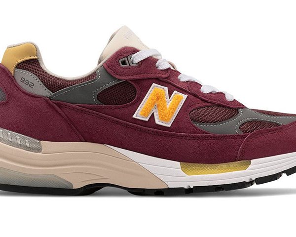 New Balance 992 Burgundy Gold