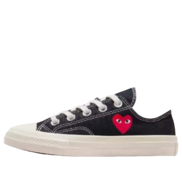 Converse Chuck Taylor All Star 70 Ox Comme des Garcons PLAY Single Heart Black (PS)