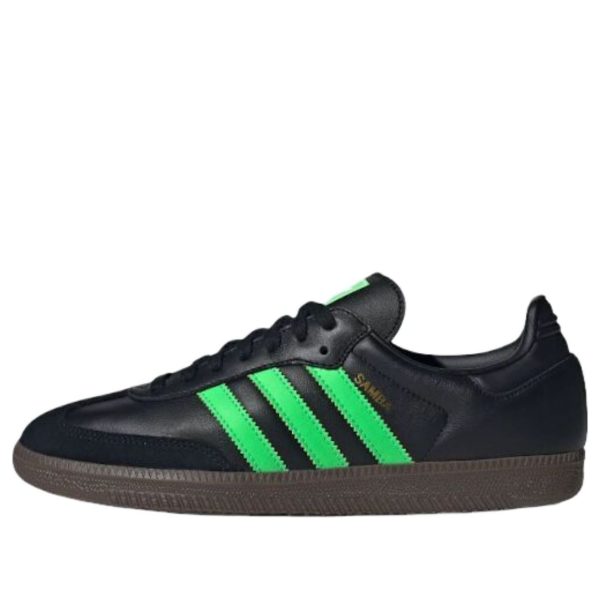 adidas Samba OG Black Screaming Green