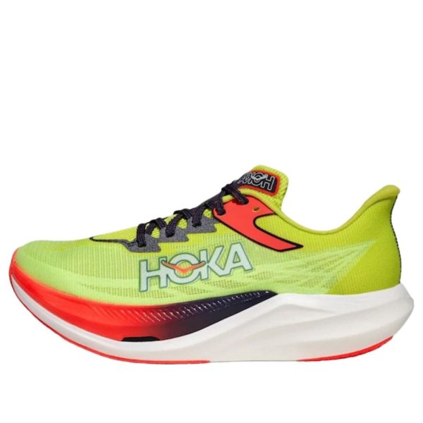 Hoka One One Rocket X 3 Neon Yuzu Squid Ink