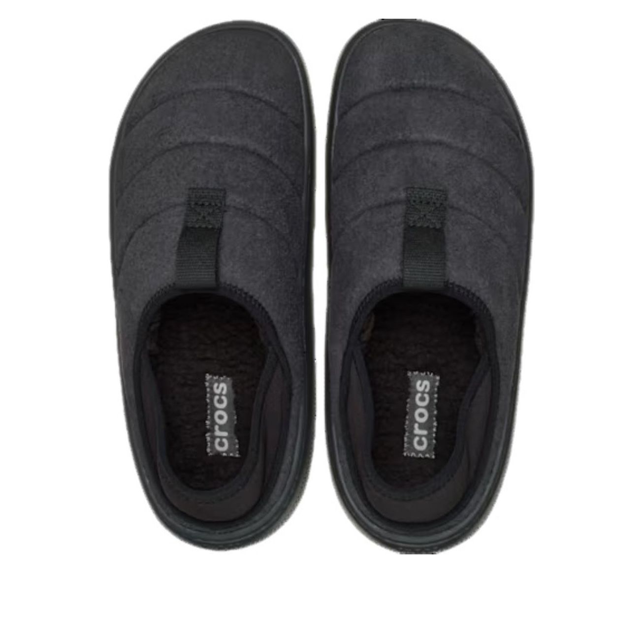 Crocs Classic Vegan Suede Moc Black 6 Crocs Classic Vegan Suede Moc Black