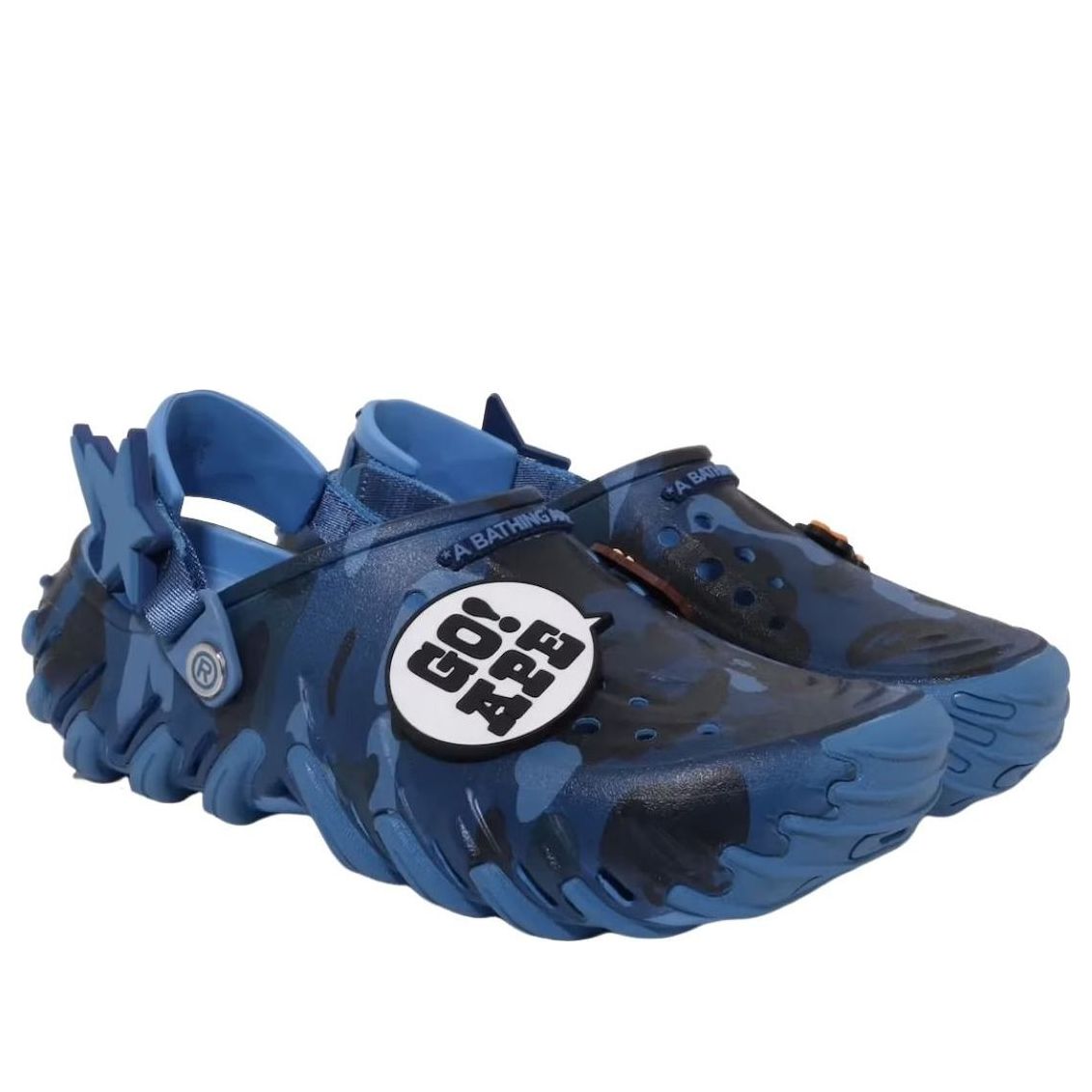 Crocs Echo RO Clog Bape Powder Blue Camo 5 Crocs Echo RO Clog Bape Powder Blue Camo