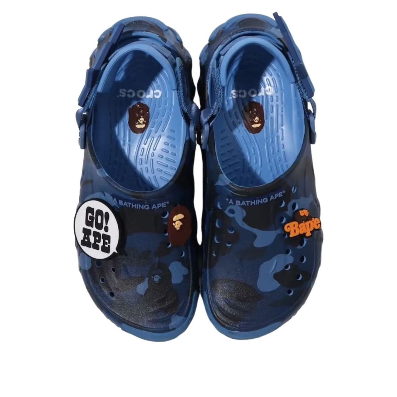 Crocs Echo RO Clog Bape Powder Blue Camo 6 Crocs Echo RO Clog Bape Powder Blue Camo