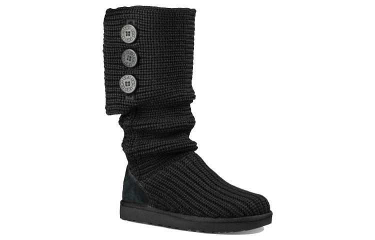 UGG Classic Cardy Knit Black (Womens) 5 UGG Classic Cardy Knit Black (Womens)