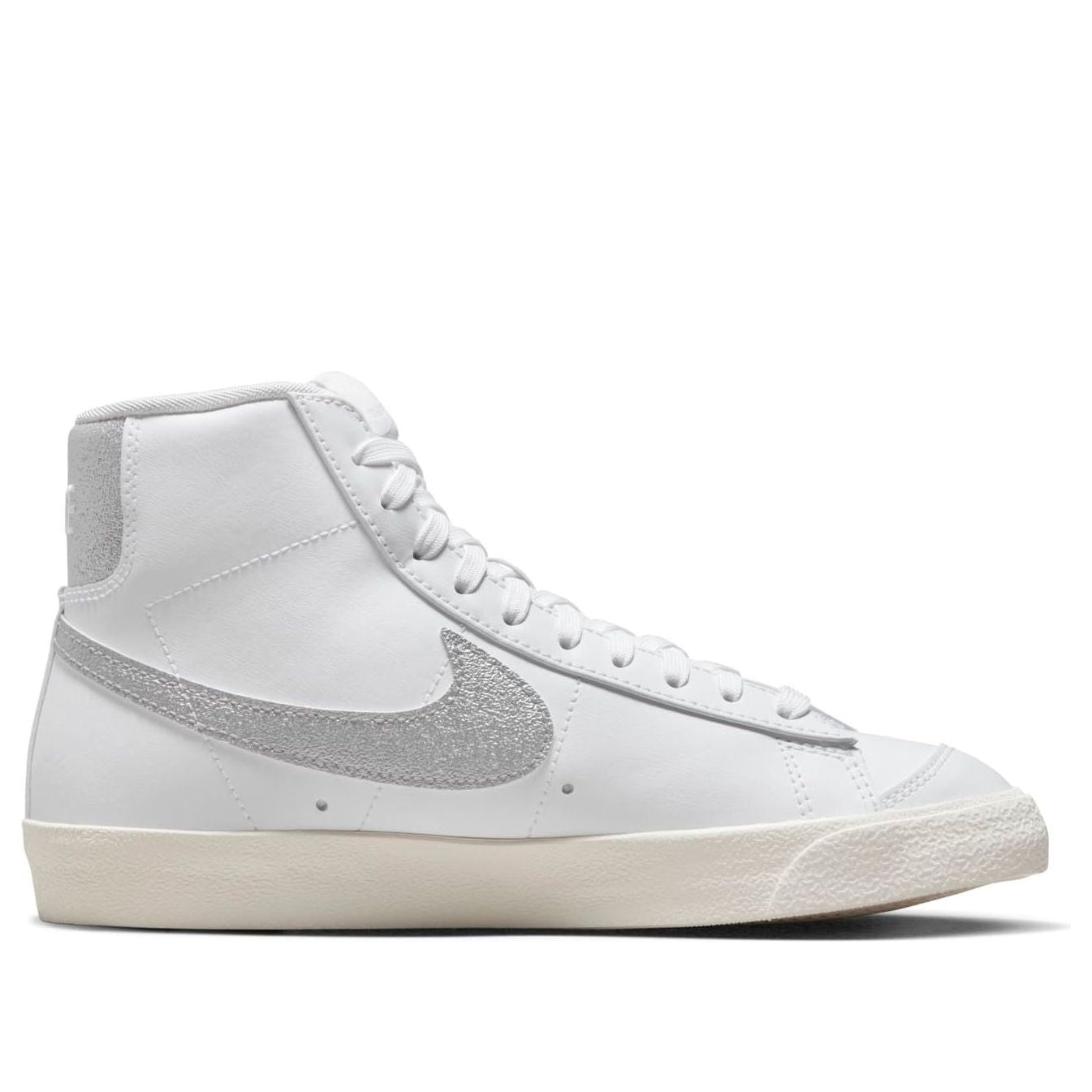 Nike Blazer Mid 77 Essential White Metallic Silver (Womens) 4 Nike Blazer Mid 77 Essential White Metallic Silver (Womens)