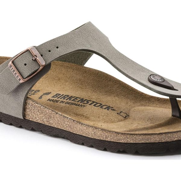 Birkenstock Gizeh Birko-Flor Birkibuc Stone