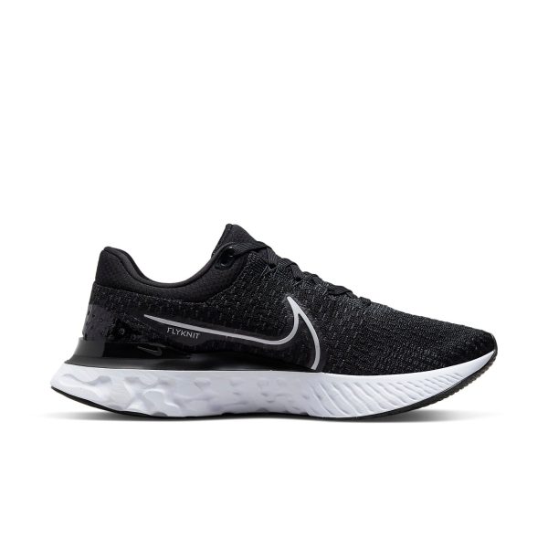 Nike React Infinity Run Flyknit 3 Black White