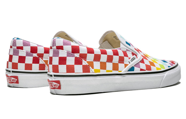 Vans Classic Slip-On Rainbow Checkerboard 5 Vans Classic Slip-On Rainbow Checkerboard