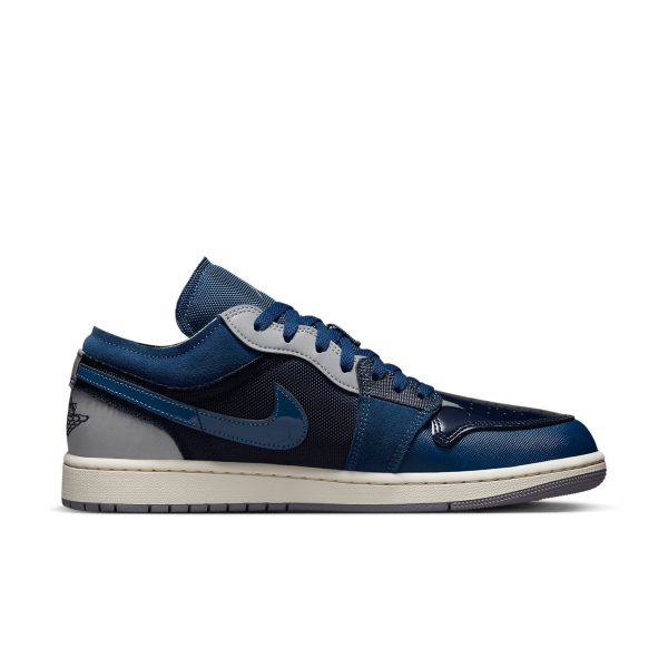Jordan 1 Low SE Craft Obsidian French Blue Ashen Slate White