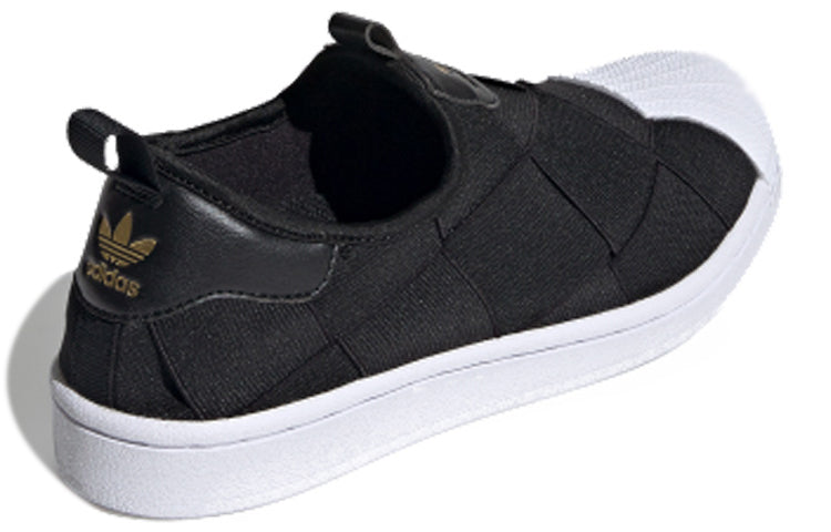 adidas Superstar Slip-On Core Black Cloud White Pink (Womens) 5 adidas Superstar Slip-On Core Black Cloud White Pink (Womens)