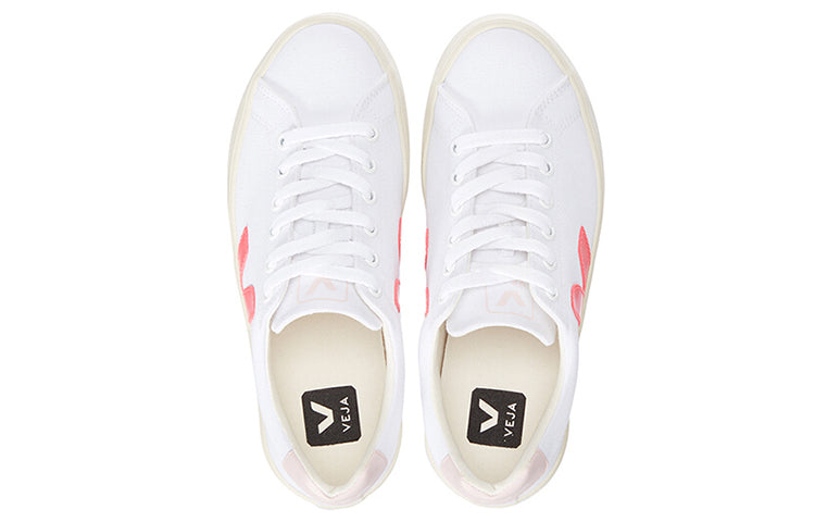 Veja Esplar SE Canvas White Rose-Fluo Petale (Womens) 5 Veja Esplar SE Canvas White Rose-Fluo Petale (Womens)