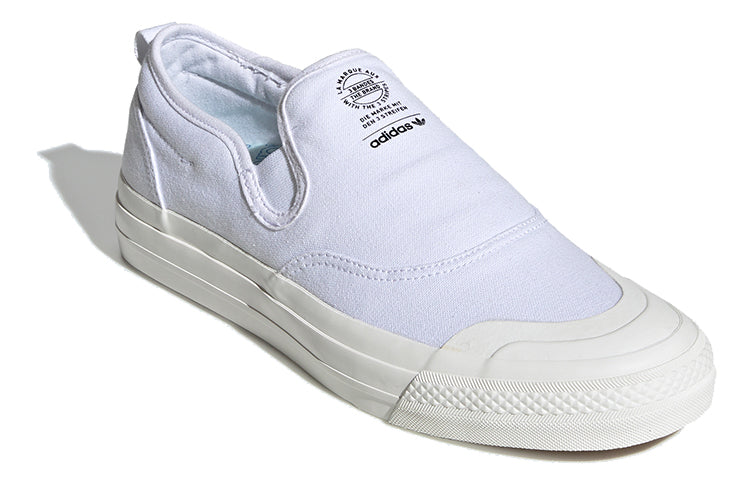 adidas Nizza RF Slip-On Triple White 5 adidas Nizza RF Slip-On Triple White