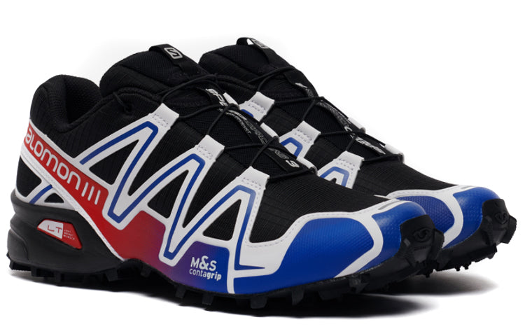 Salomon Speedcross 3 ADV Black Blue Red 5 Salomon Speedcross 3 ADV Black Blue Red