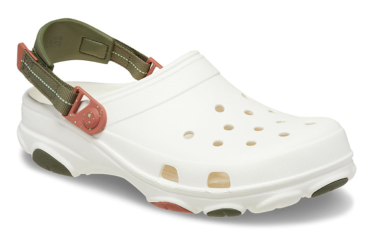 Crocs Classic All-Terrain Clog White Green 5 Crocs Classic All-Terrain Clog White Green
