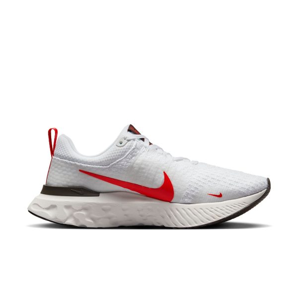 Nike React Infinity Run Flyknit 3 White Light Crimson