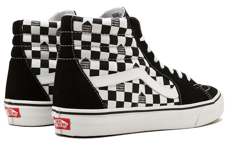 Vans Sk8-Hi DSM Checkerboard Black White 5 Vans Sk8-Hi DSM Checkerboard Black White