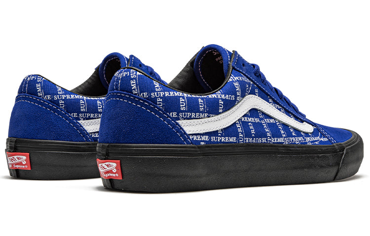 Vans Old Skool Supreme Grid Blue 5 Vans Old Skool Supreme Grid Blue