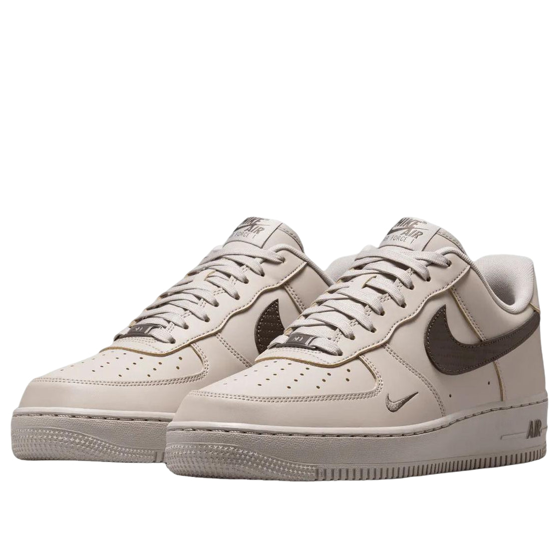 Nike Air Force 1 Low 07 Carbon Fiber Swoosh College Grey Newsprint 5 Nike Air Force 1 Low 07 Carbon Fiber Swoosh College Grey Newsprint